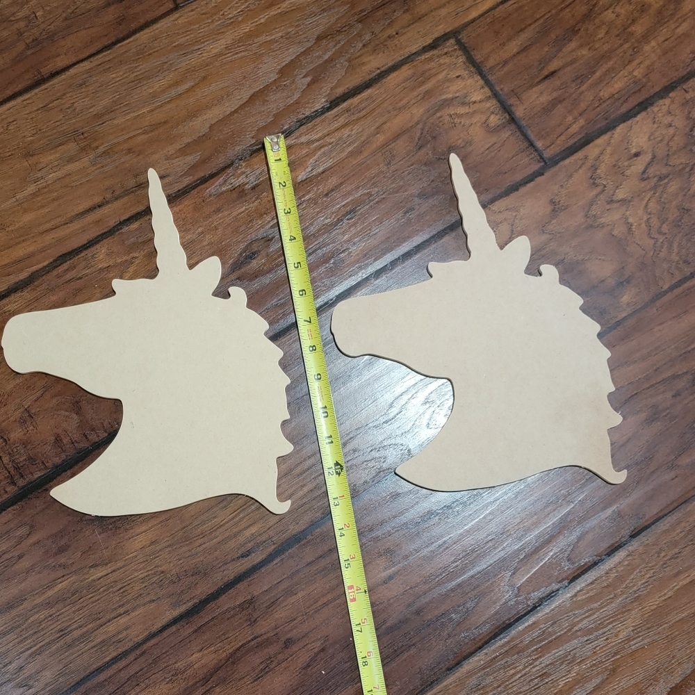 Wooden unicorn heads - Picture 6 of 6